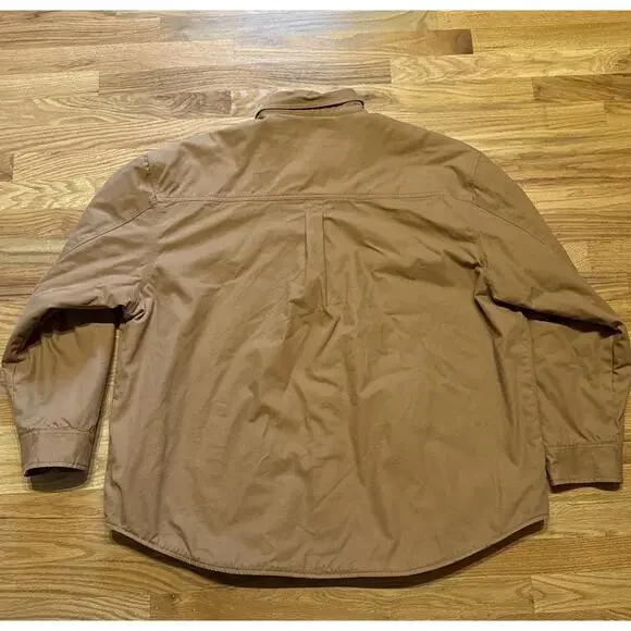 Craftsman Canvas Fleece Lined Chore Work Coat Zip Snap 5 Pockets Men's XXL 2XL - Picture 2 of 13